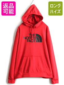 【5/18 ご愛顧感謝デーポイントUP!】 ノースフェイス プリント フード パーカー メンズ M 古着 The North Face アウトドア ジャージ 素材 裏 フリース ストレッチ プルオーバー| 中古 ノース プリントパーカー ロゴパーカー スムース素材 スエット トレーナー スウェットパ