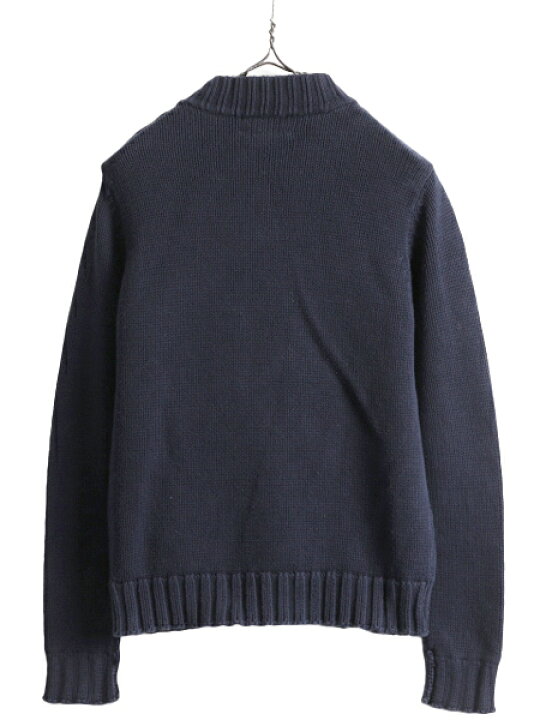 楽天市場】90s LAUREN ラルフローレン モックネック コットン ニット 