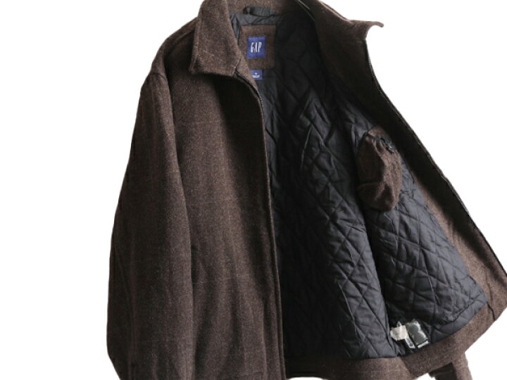 楽天市場】00s OLD GAP チェック 中綿 ウール ジャケット メンズ M 