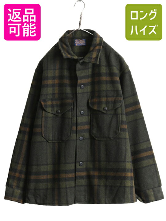 楽天市場】60s USA製 ペンドルトン チェック ウール CPO シャツ  