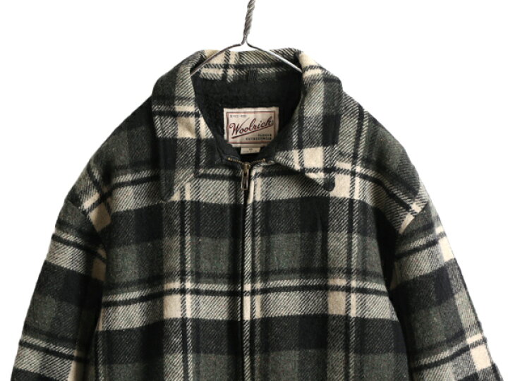 楽天市場】90s USA製 ウールリッチ 裏 ボア チェック ウール 