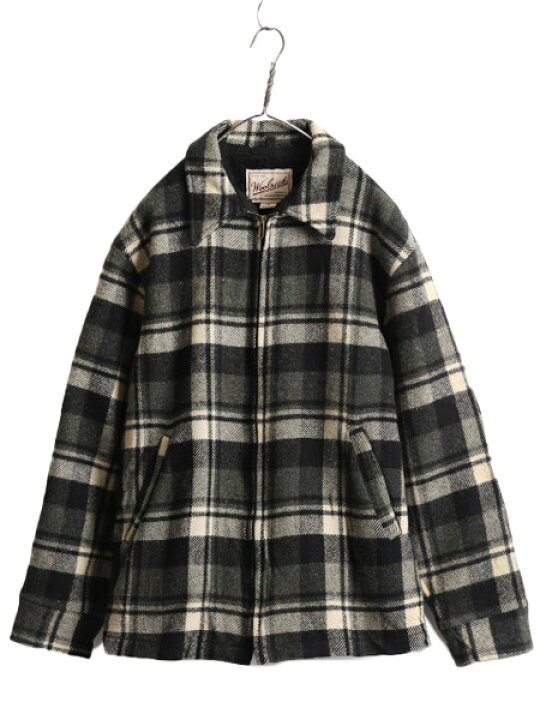 楽天市場】90s USA製 ウールリッチ 裏 ボア チェック ウール  
