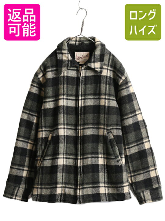 楽天市場】90s USA製 ウールリッチ 裏 ボア チェック ウール 