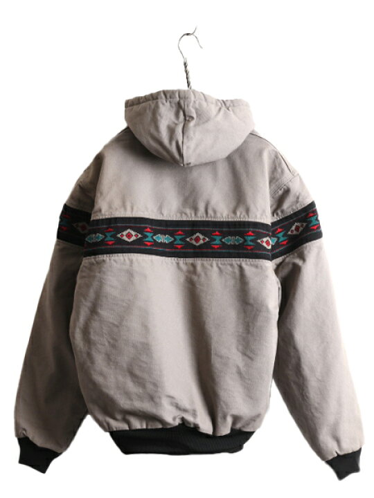 楽天市場】90s カーハート ネイティブ 中綿 ダック パーカー  