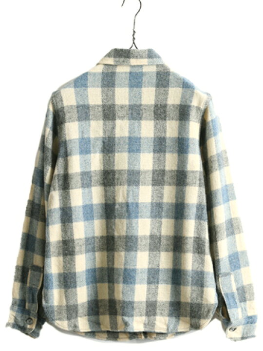 楽天市場】70s USA製 ウールリッチ チェック 長袖 ウール CPO シャツ 