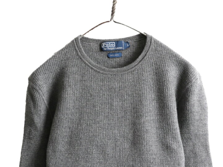 楽天市場】90s ポロ ラルフローレン リブ編み ウール ニット セーター  