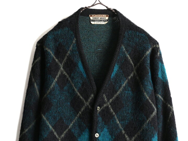 楽天市場】60s カナダ製 モヘア 20% ☆ ROBERT BRUCE アーガイル 