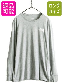 【4/25 24h限定 500円OFF&P8倍!!】 ノースフェイス 両面 プリント 長袖 Tシャツ レディース XL 古着 The North Face アウトドア ロンT ロゴT プリントT イラスト 大きいサイズ| 中古 ノース 長袖Tシャツ プリントTシャツ ロゴTシャツ ロングスリーブ ロングTシャツ バック