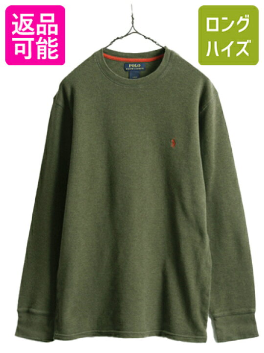 楽天市場】ポロ ラルフローレン サーマル 長袖 Tシャツ メンズ L 