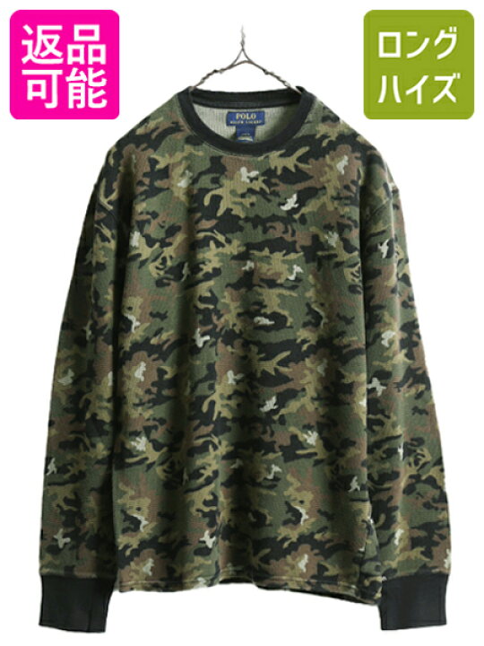 楽天市場】ポロ ラルフローレン 迷彩 サーマル 長袖 Tシャツ メンズ L 