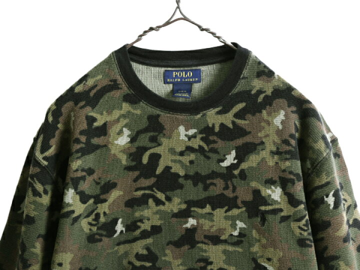 楽天市場】ポロ ラルフローレン 迷彩 サーマル 長袖 Tシャツ メンズ L 