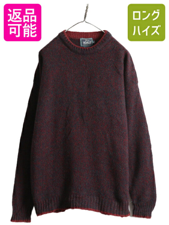 楽天市場】90s ウールリッチ ウール ニット セーター メンズ XL / 90 