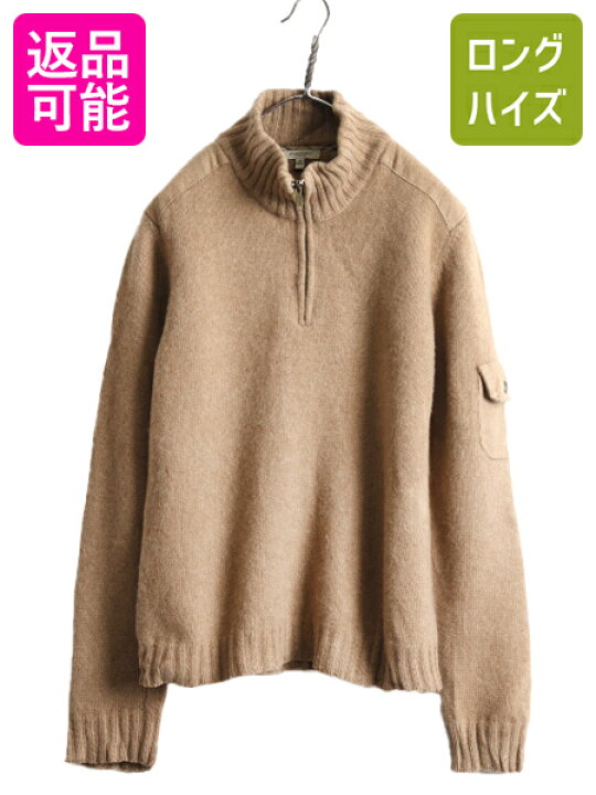 楽天市場】イタリア製 バーバリー ロンドン ハーフジップ メリノ  