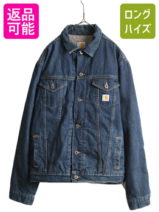 楽天市場】US企画 カーハート 裏 ボア デニム ジャケット メンズ L 