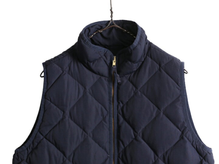楽天市場】J CREW フルジップ ナイロン ダウン ベスト レディース L 