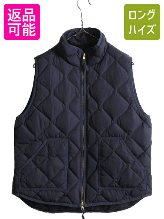 楽天市場】J CREW フルジップ ナイロン ダウン ベスト レディース L 