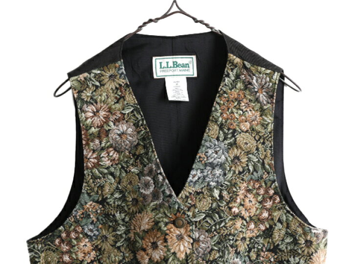 楽天市場】80s USA製 エルエルビーン ゴブラン 織り 花柄 ベスト  