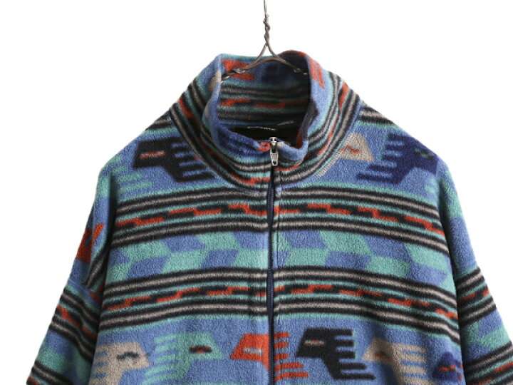楽天市場】90s 94年製 USA製 パタゴニア ハーフジップ 総柄 シンチラ  