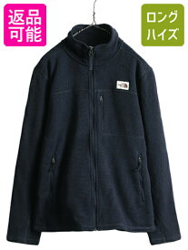 US企画 ノースフェイス ゴードン ライオンズ フリース ジャケット メンズ L / 古着 The North Face セーター ニット アウトドア フルジップ| 中古 日本未発売 Gordon Lyons フリースジャケット ブルゾン ジャンパー ジップアップ ハイネック ワンポイント ロゴ刺繍 ネイビー