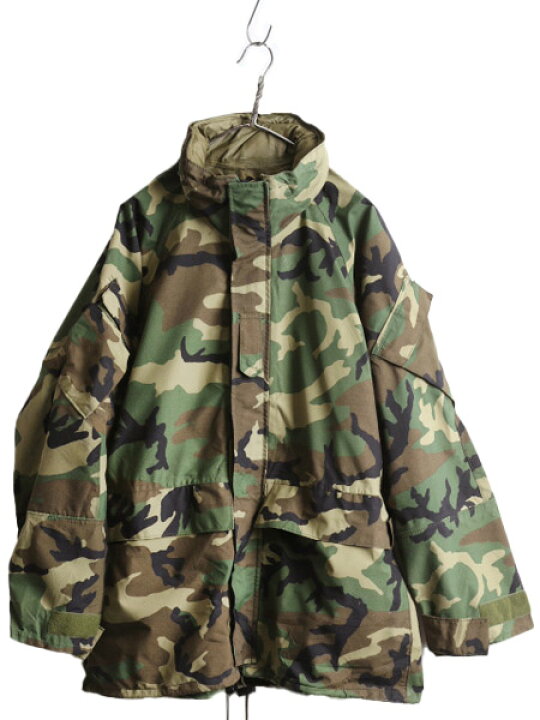 楽天市場】90s 97年製 USMC 米軍実物 ECWCS ゴアテックス ウッドランド 