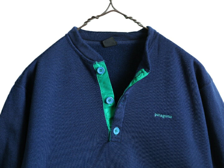 楽天市場】80s USA製 パタゴニア ヘンリーネック キャプリーン 長袖 T  