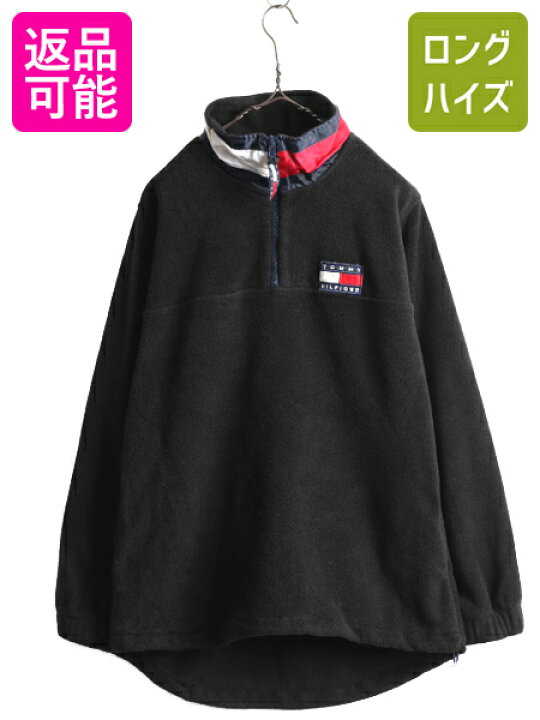 楽天市場】90s トミーヒルフィガー プルオーバー フリース ジャケット 