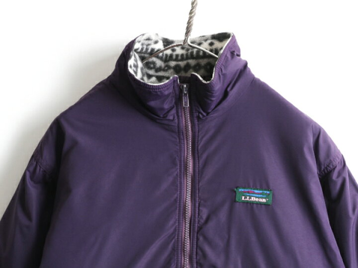 80s L.L.Bean ウォームアップジャケット USA製 パープル 80s・アメリカ 