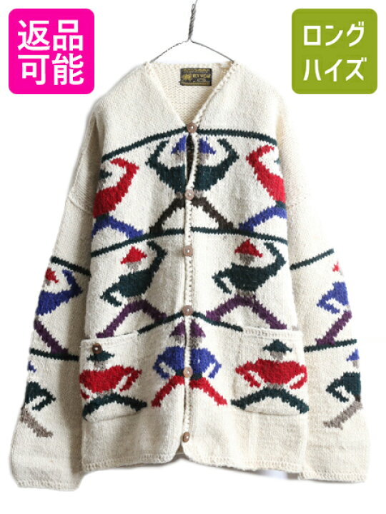 楽天市場】手編み エクアドル製 REY WEAR ウール ハンドニット  