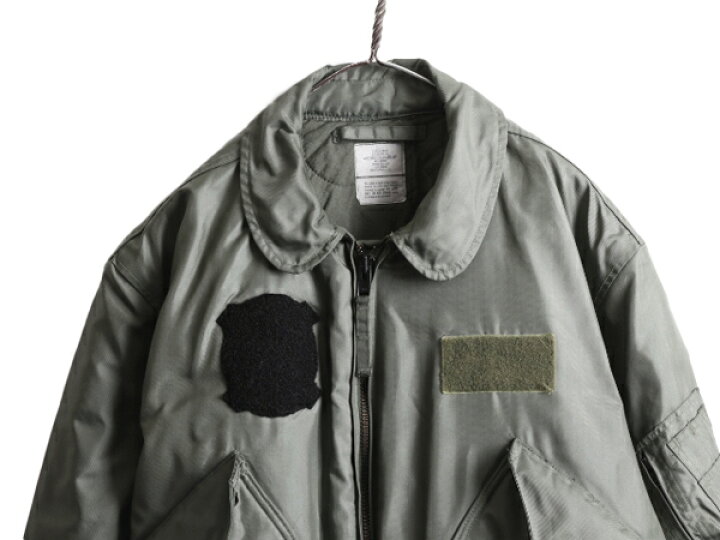 楽天市場】00s 03年製 米軍実物 CWU-45P フライト ジャケット X-LARGE 