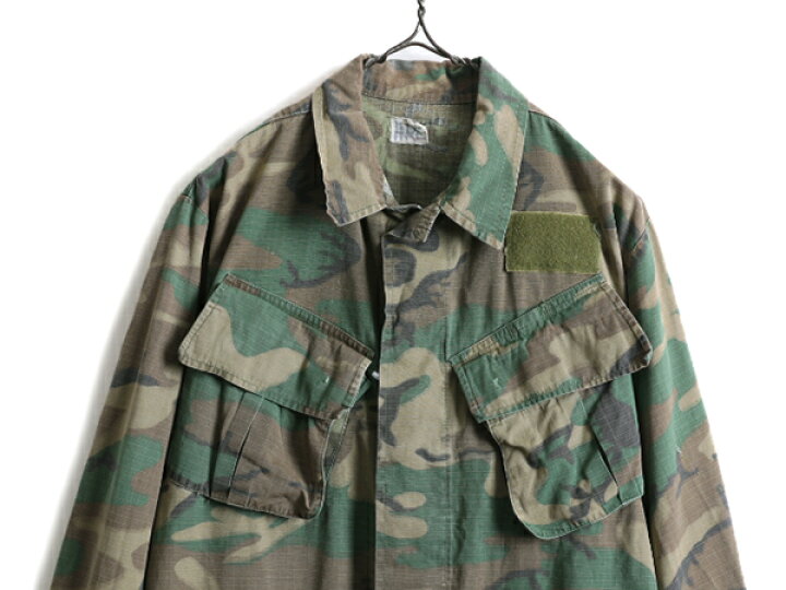 楽天市場】60s 70s ☆ US ARMY 米軍実物 ERDL ブラウンリーフ カモ 