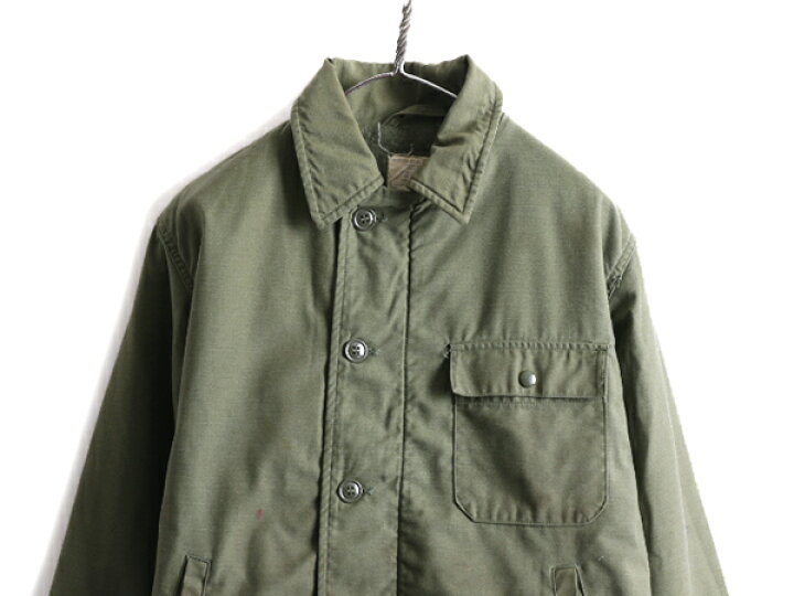 楽天市場】60s ☆ 69年製 米軍実物 US NAVY A-2 デッキ ジャケット  