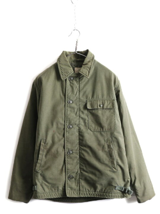 楽天市場】60s ☆ 69年製 米軍実物 US NAVY A-2 デッキ ジャケット 