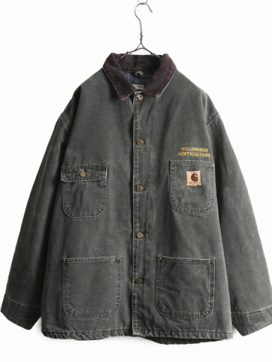 楽天市場】90s USA製 カーハート チョア コート メンズ XL 90年代  