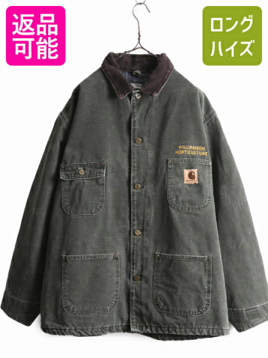 楽天市場】90s USA製 カーハート チョア コート メンズ XL 90年代  