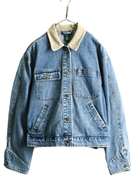 楽天市場】90s LAUREN ラルフローレン デニム ジャケット レディース M 