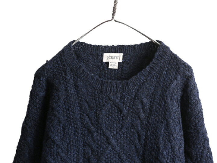 楽天市場】00s 手編み J CREW フィッシャーマン ハンドニット セーター 