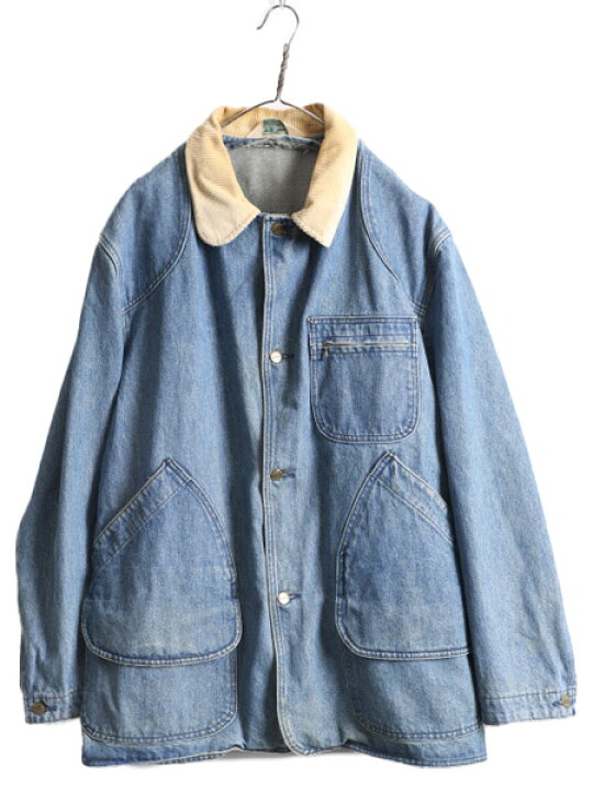 楽天市場】80s エルエルビーン デニム ハンティング ジャケット メンズ 
