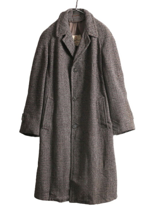 楽天市場】70s USA製 Great Dane ハリスツイード チェスター コート 