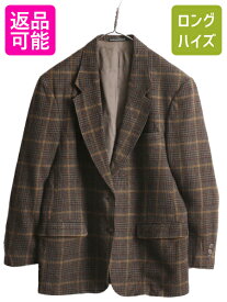 90s USA製 ウールリッチ ガンクラブ チェック テーラード ジャケット レディース M 大きめ XL 程 古着 オールド WOOLRICH ウール ブレザー | 中古 90's アメリカ製 米国製 ウールジャケット ツイード テーラードジャケット ガンクラブチェック オーバーサイズ アメカジ USED