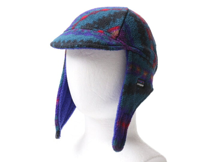 楽天市場】90s 雪無し USA製 パタゴニア 総柄 耳当て付き フリース 