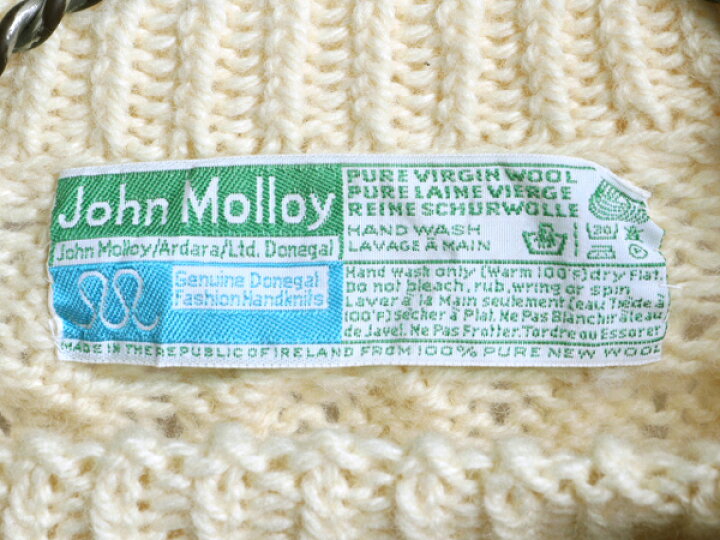 楽天市場】子供服 150cm 手編み 80s アイルランド製 JOHN MOLLOY 