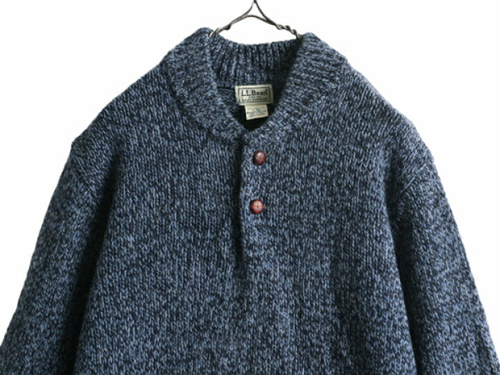 楽天市場】エルエルビーン ヘンリーネック ラム ウール ニット  
