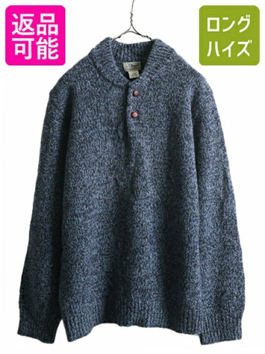 楽天市場】エルエルビーン ヘンリーネック ラム ウール ニット  