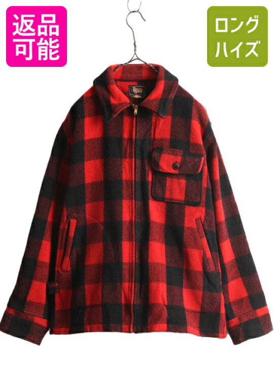 楽天市場】60s USA製 ウールリッチ フルジップ スポーツ ジャケット  