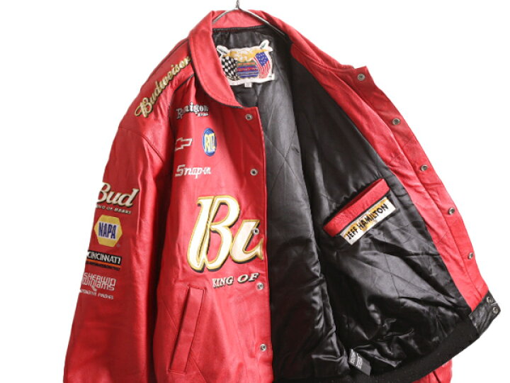 楽天市場】90s ジェフハミルトン 本革 オール レザー レーシング  