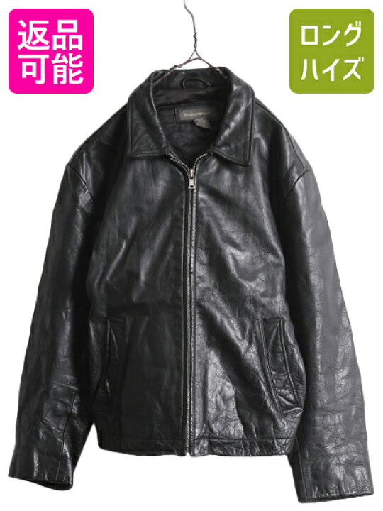 楽天市場】00s バナナリパブリック 本革 レザー ジャケット メンズ L 