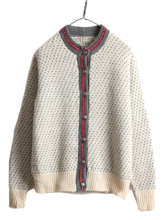 楽天市場】80s USA製 エルエルビーン バーズアイ ウール ニット  