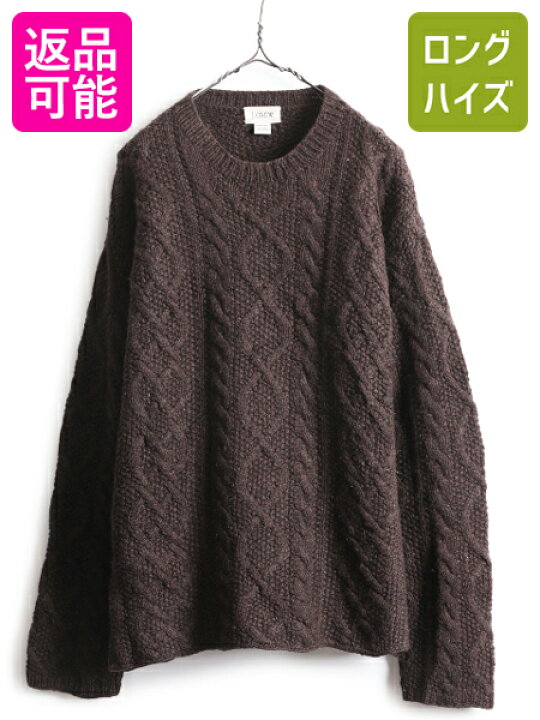 楽天市場】00s 手編み J CREW フィッシャーマン ハンドニット セーター 