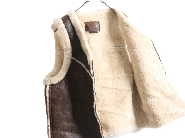 楽天市場】90s ラルフローレン ムートン ベスト レディース M / 古着  