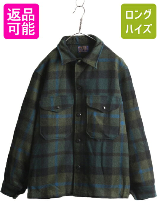 楽天市場】60s USA製 ペンドルトン チェック ウール CPO シャツ 